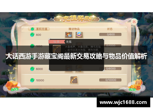 大话西游手游藏宝阁最新交易攻略与物品价值解析